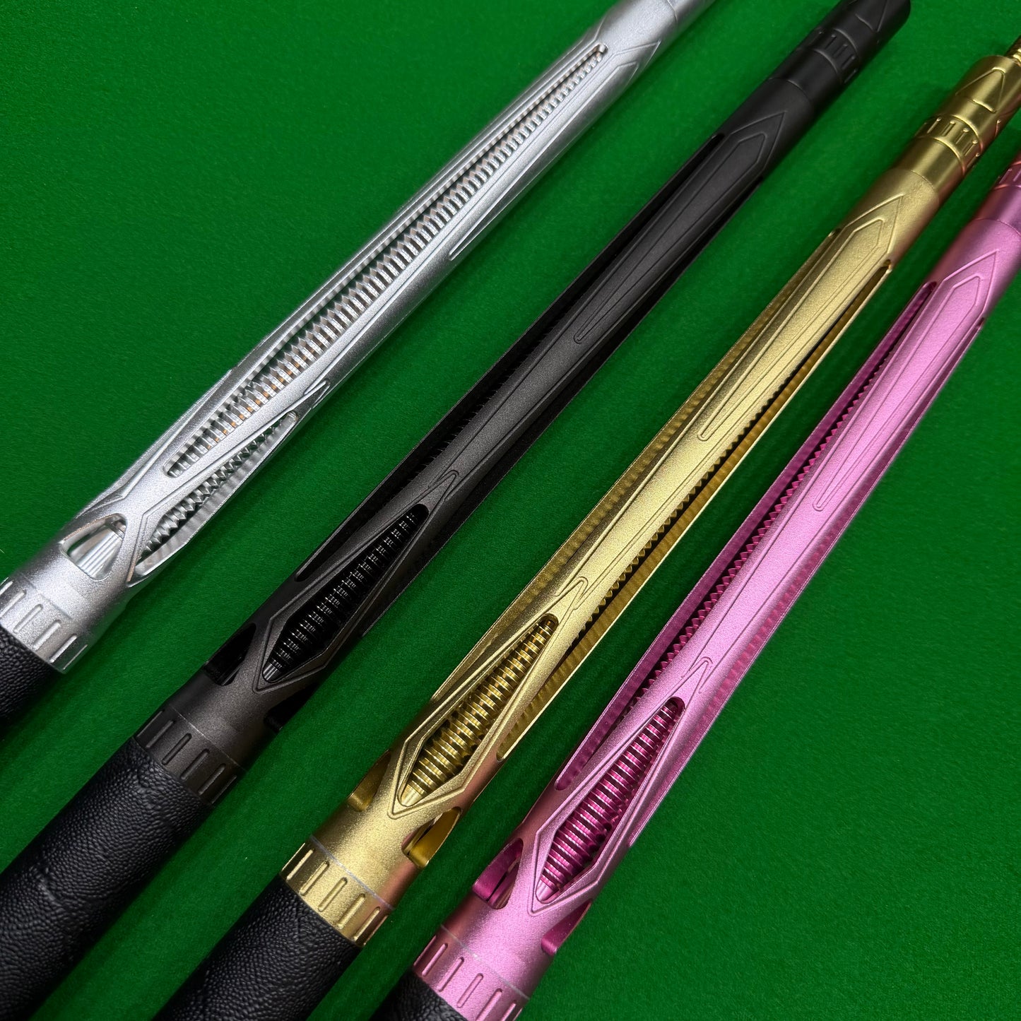 YFEN carbon fiber pool cue full length view - 58 inch professional cue